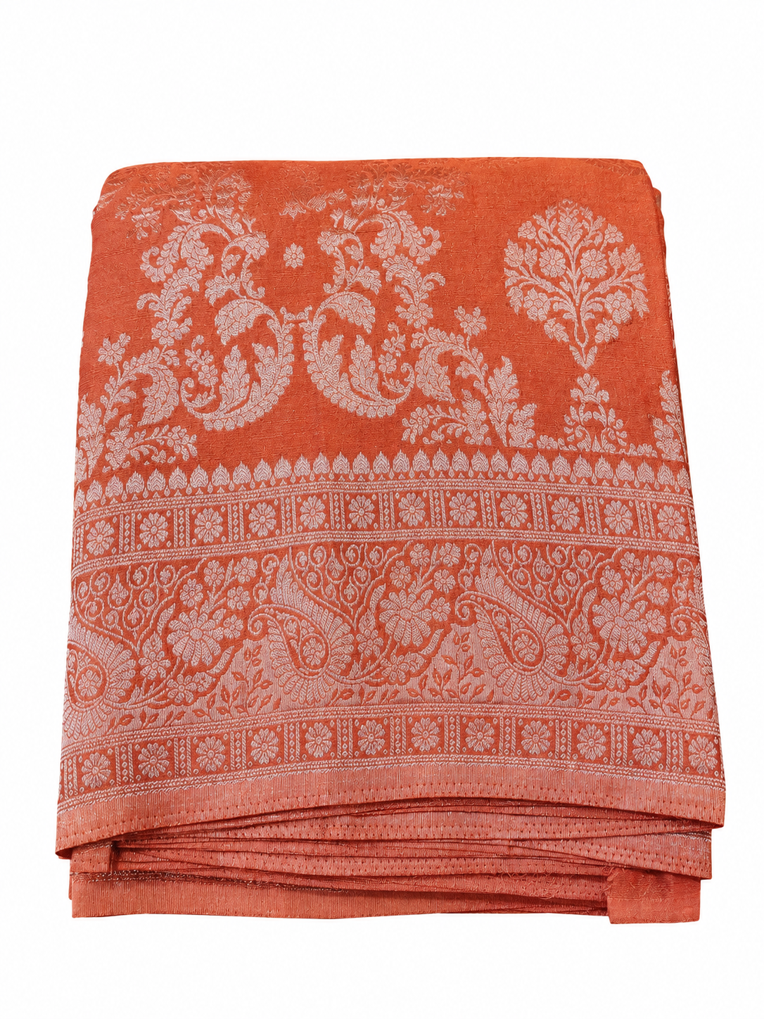 Banarasi Silk - Coral