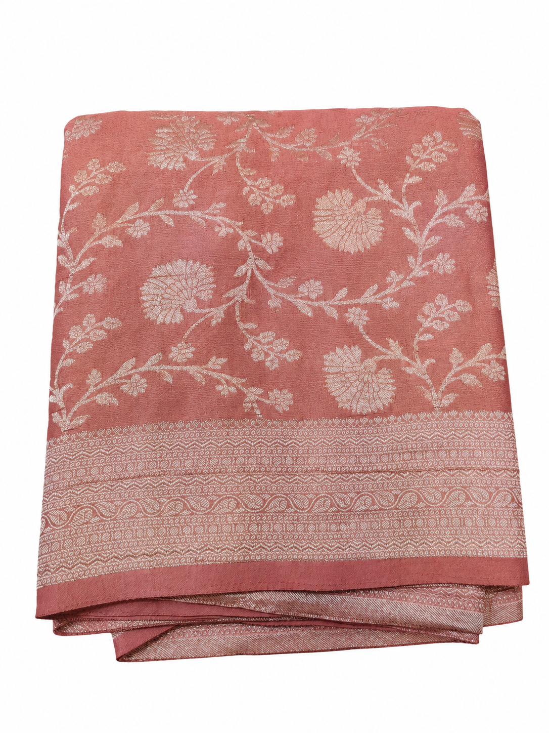 Banarasi Silk Saree - Peach
