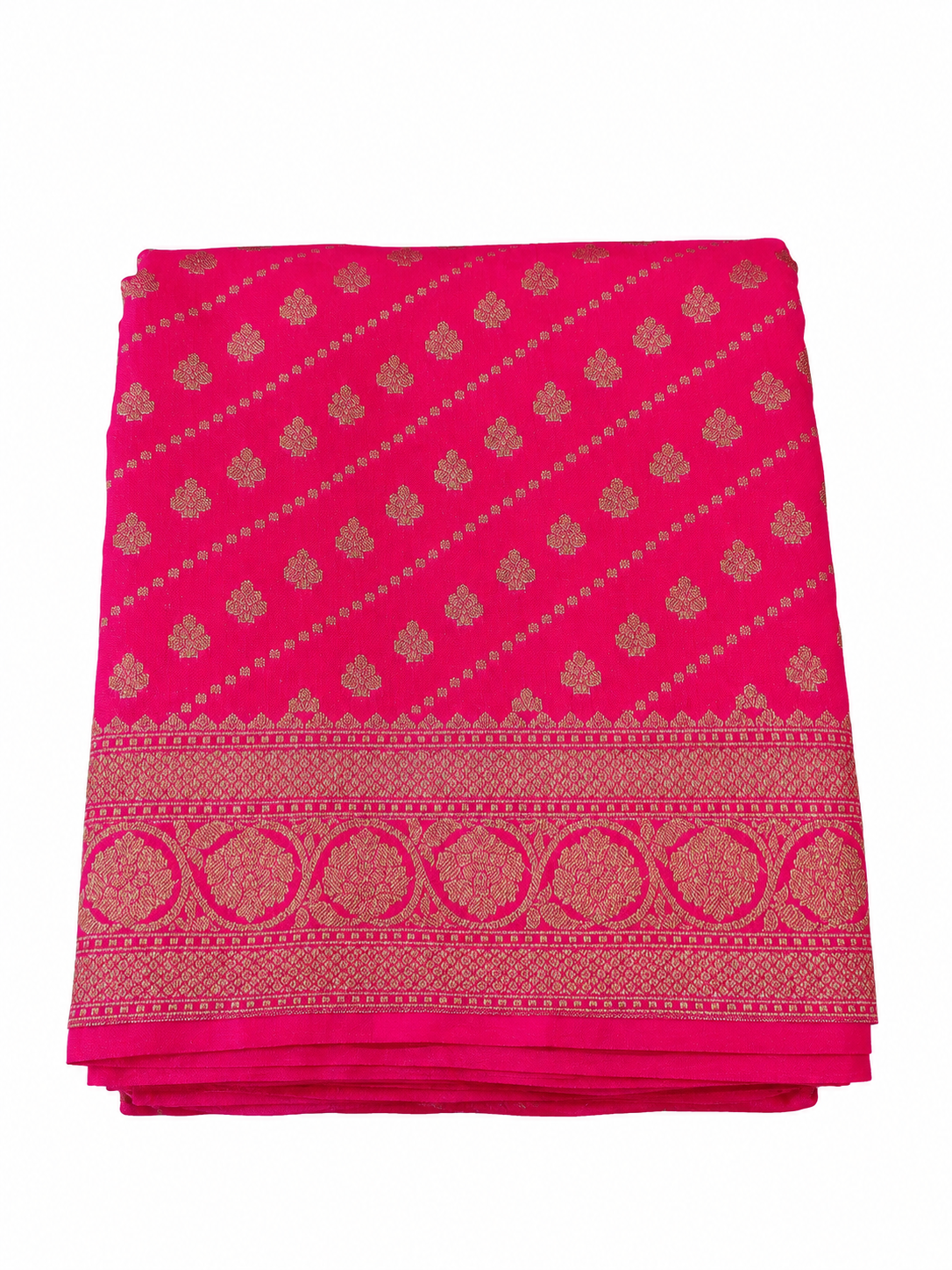 Banarasi Silk - Rani Pink