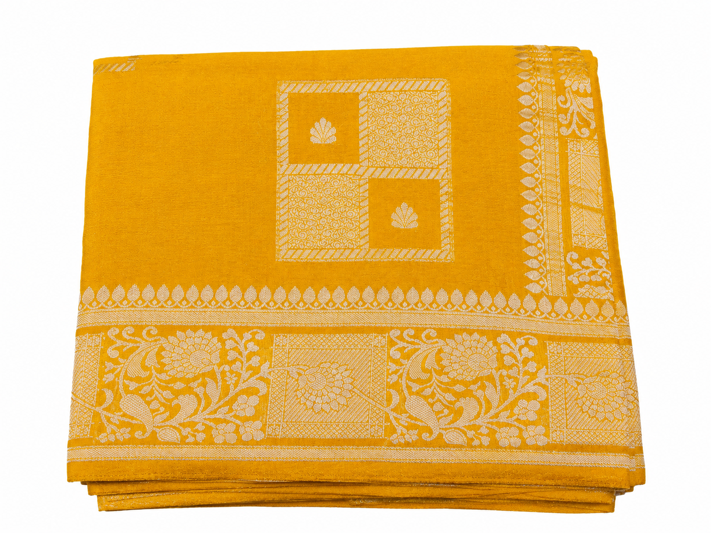 Banarasi Silk - Golden Yellow