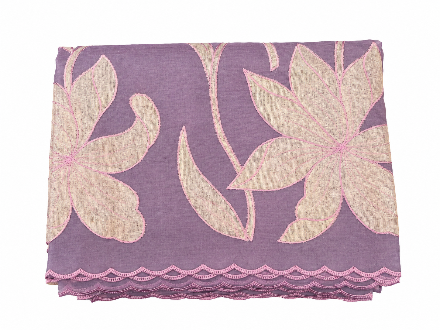 Turkish Organza Saree - Dark Lilac