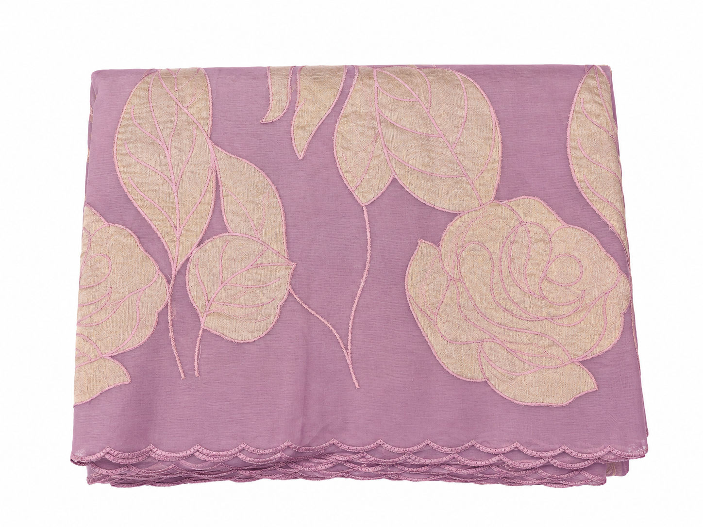 Turkish Organza Saree - Lilac