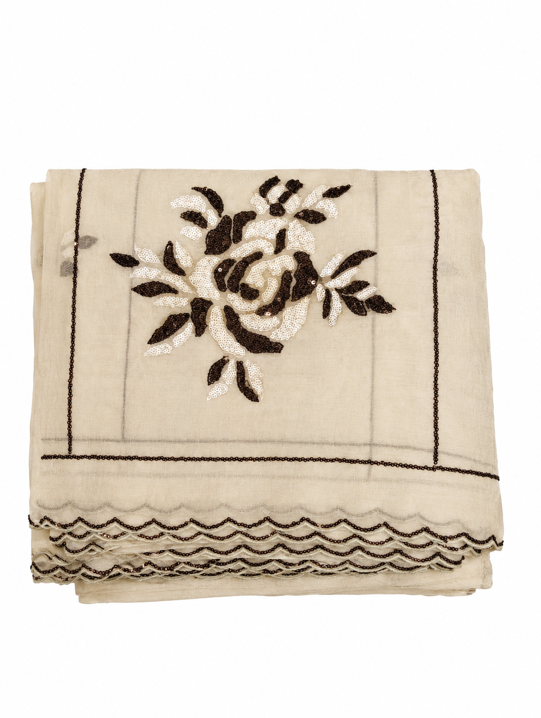 Organza Saree - Ivory