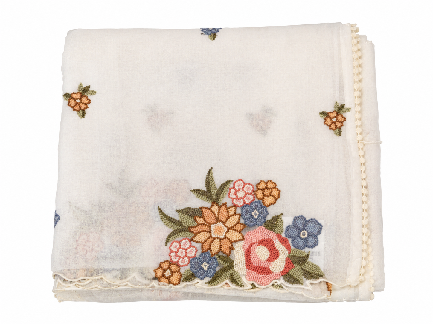 Soft Organza Saree - White